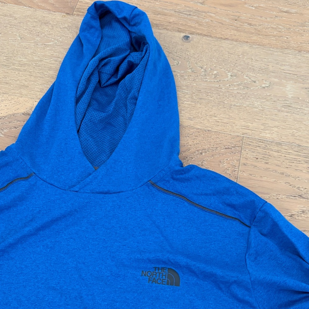 The North Face Royal Blue Hooded Performance Pullover - Picture 2 of 4